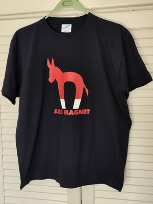 Χιουμοριστικό t-shirt medium μεταχειρισμένο, μαύρο