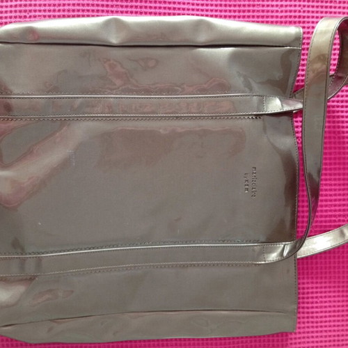 Shopping bag Marie claire shoulder used, gold with marks