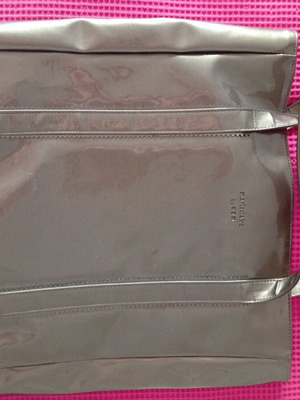 Shopping bag Marie claire ώμου μεταχειρισμένο, χρυσαφί με σημάδια