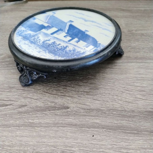 Antique teapot stand used, late 19th to early 20th century