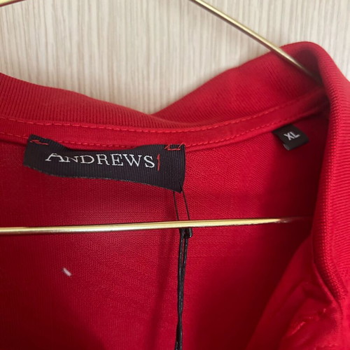 Endeson Fashion men's shirt red, size XL, new