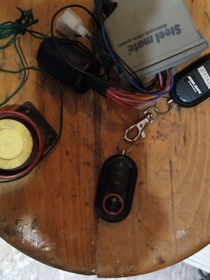 Steelmate motorcycle alarm used, compatible with bamdit 650 and others
