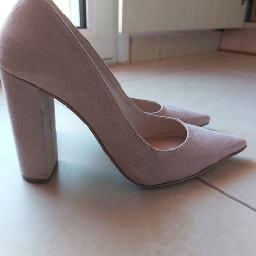 Estil pumps used, nude color, 10 cm heel, size 37