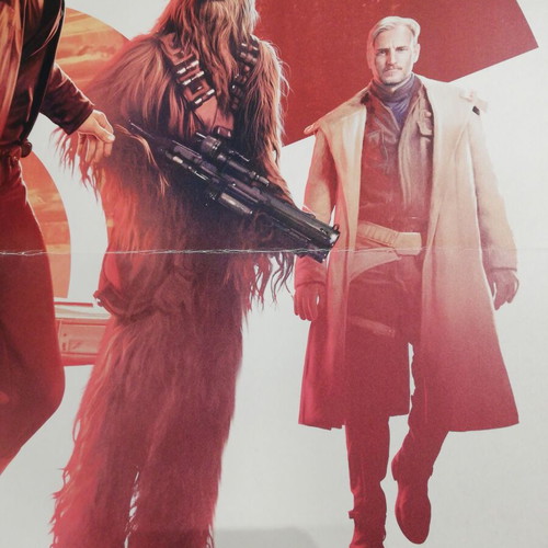 Solo Star Wars poster used, large size