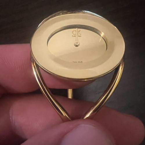 Calvin Klein KIA 239 watch used, gold women's