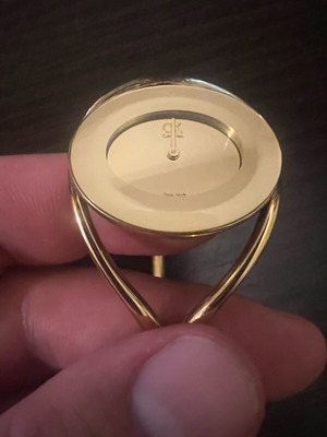 Calvin Klein KIA 239 watch used, gold women's