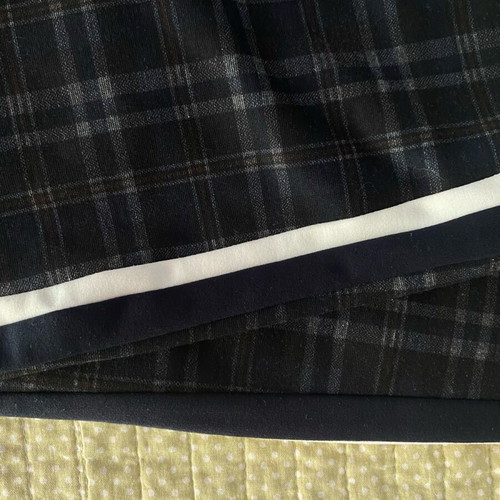 Zara checked leggings used, size L, with stripes