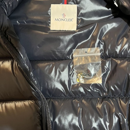 Moncler blue jacket, size 14 kids, dark blue