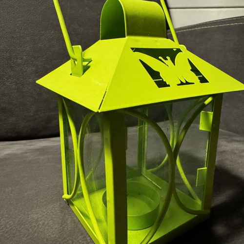 Metal Lantern for Tealight Candle like new