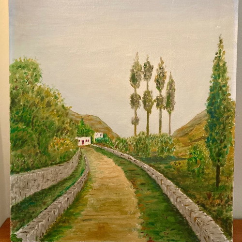 Oil painting used unsigned artwork