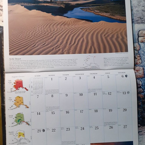 Alaska Weather Calendar 2011 used, hardcover