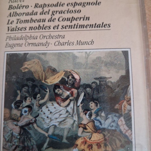 Ravel Boléro and Rapsodie Espagnole cassette tape like new, classical