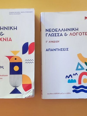 Modern Greek Language and Literature Grade 3 Lyceum textbook used