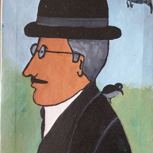 F. Pessoa oil painting on canvas new 20×30cm