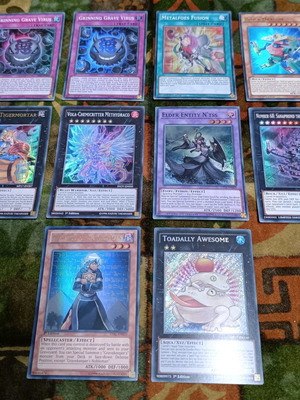 Yu-Gi-Oh cards used, pack of 10 in excellent condition
