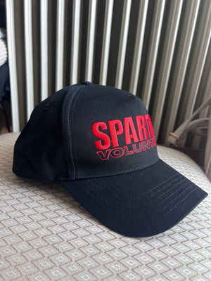 Καπέλο Spartan Race καινούργιο, unisex, μαύρο και κόκκινο
