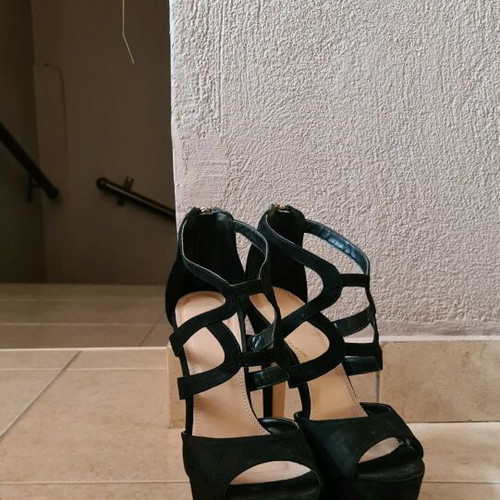 Migato sandals like new, black, size 37