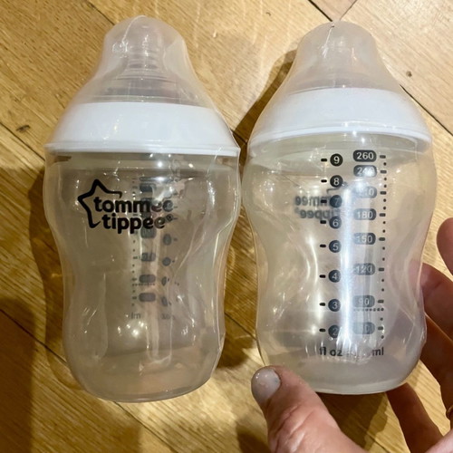 2pcs new tommee tippee bottle with thermos