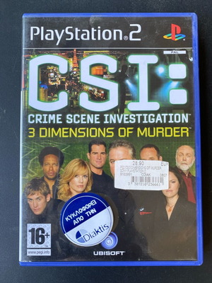 CSI 3 Dimensions of Murder PlayStation 2 like new