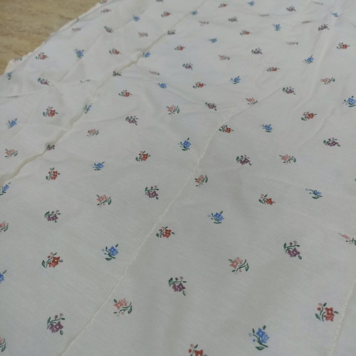 Quilt new 1.55x2.20 mixed cotton and synthetic fabric