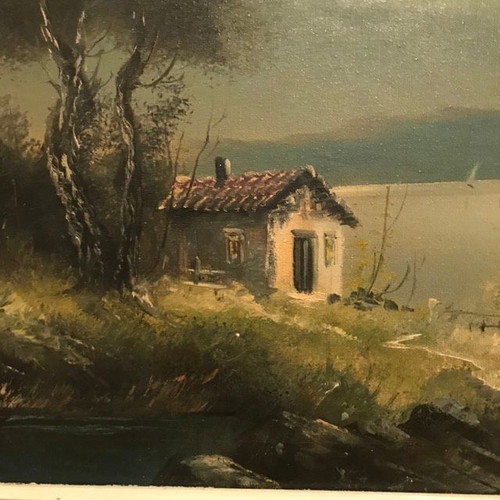 Aphrodite Karamanli oil painting landscape