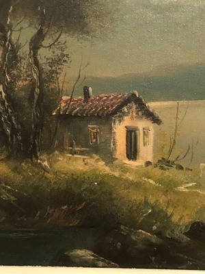 Aphrodite Karamanli oil painting landscape