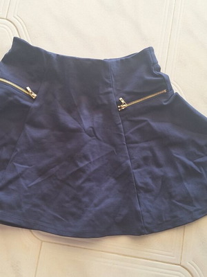 Mayoral Skater Mini Skirt Navy Blue like new, size 12 XS