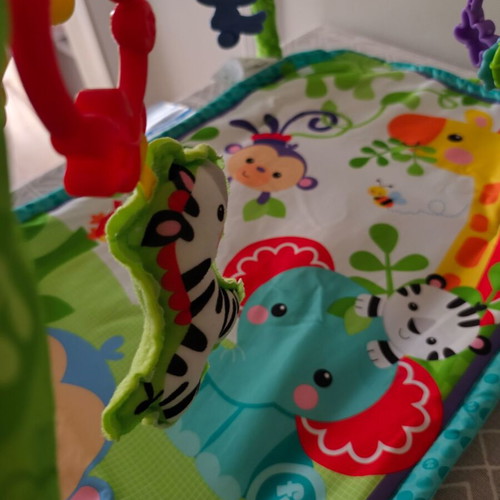 Fisher Price Baby Gym like new with washable mat and toys