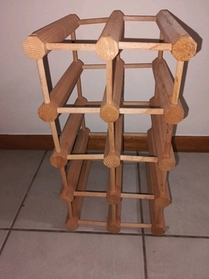 Wooden wine rack new unused