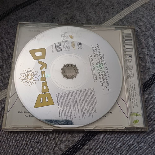 Baby D I Need Your Loving CD single like new, electronic