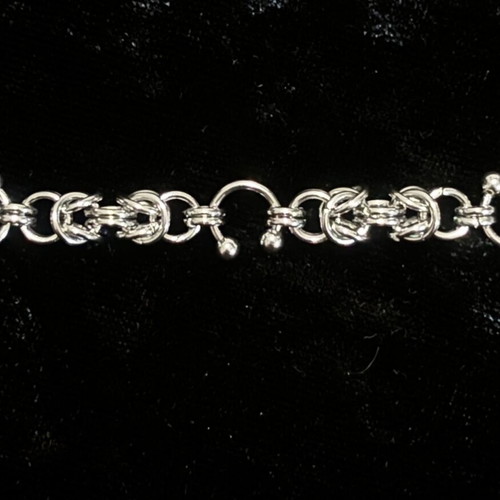 Chainmail bracelet handmade silver, new stainless steel
