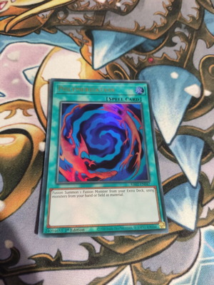 Yu-Gi-Oh Polymerization card like new, Ultra Rare