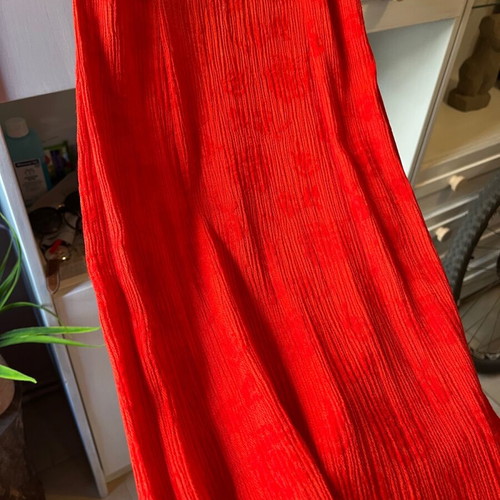Red backless dress Small new Topshop