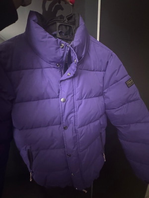 Μπουφάν Superdry μωβ σαν καινούργιο, puffer