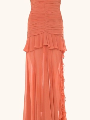 Dlv by Darlin Terracotta Dress like new, size M