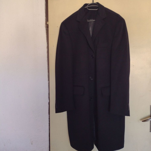 Loro Piana men's wool coat like new, dark blue, size 50