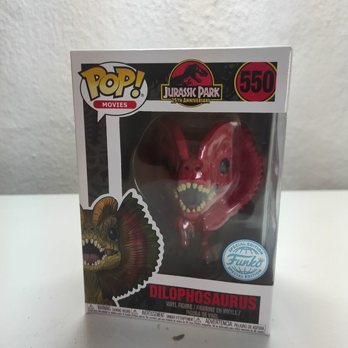 Funko Pop Jurassic Park Dilophosaurus Red new in box