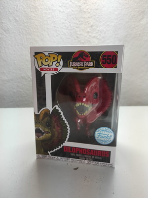 Funko Pop Jurassic Park Dilophosaurus Red new in box