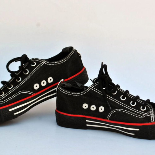 Diesel Canvas Sneakers vintage deadstock, size 38, made in Korea