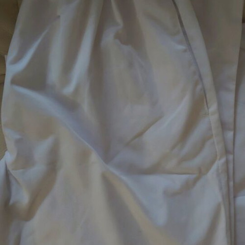 Medical scrub nursing uniform white new