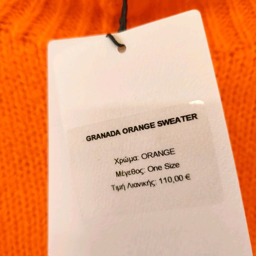 Granada Orange Sweater Project Soma new