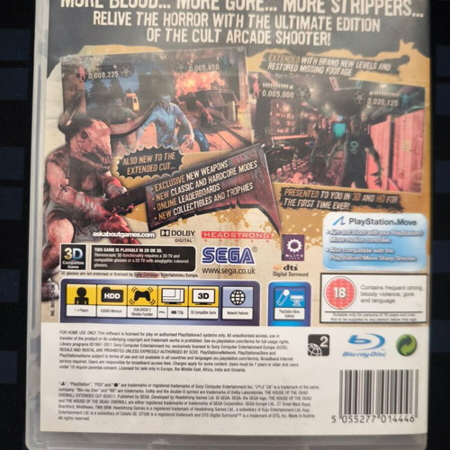 The House of the Dead Overkill Extended Cut PS3 game