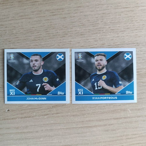 Euro 2024 topps sticker collection new