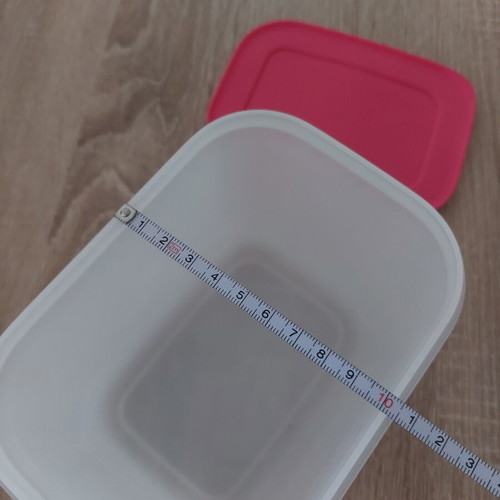 Tupperware Freezer Container 1.1L New with Red Lid