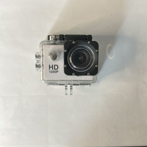 HD 1080P camera with charging cable and tripod case