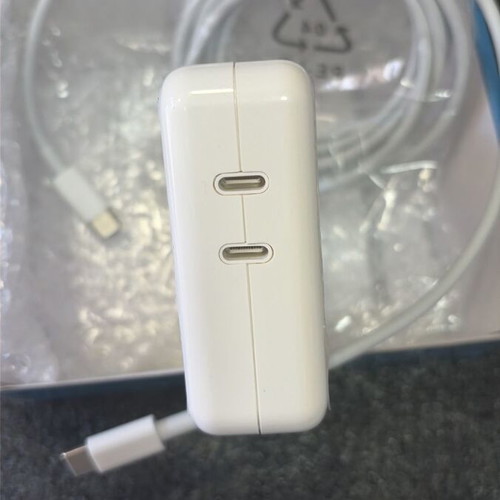 67W Type-C Dual Charger New, Model TJ-343C with Cable and EU Plug