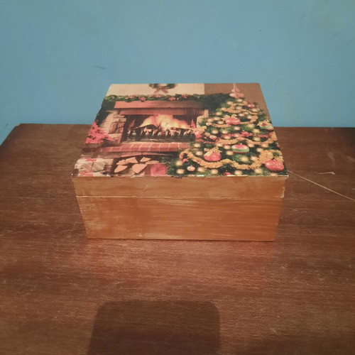 Decorative storage box used