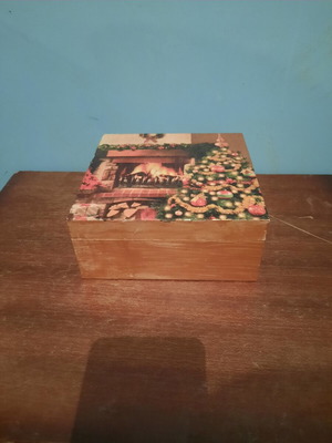 Decorative storage box used