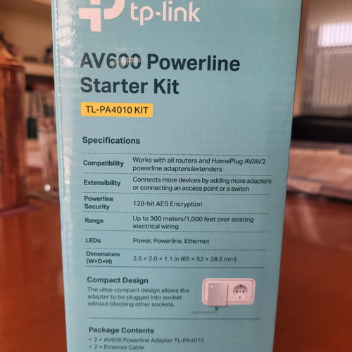Powerline Starter Kit AV600 TL-PA4010 new