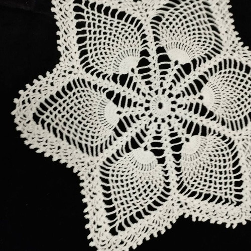 Handmade embroidered crochet doilies like new